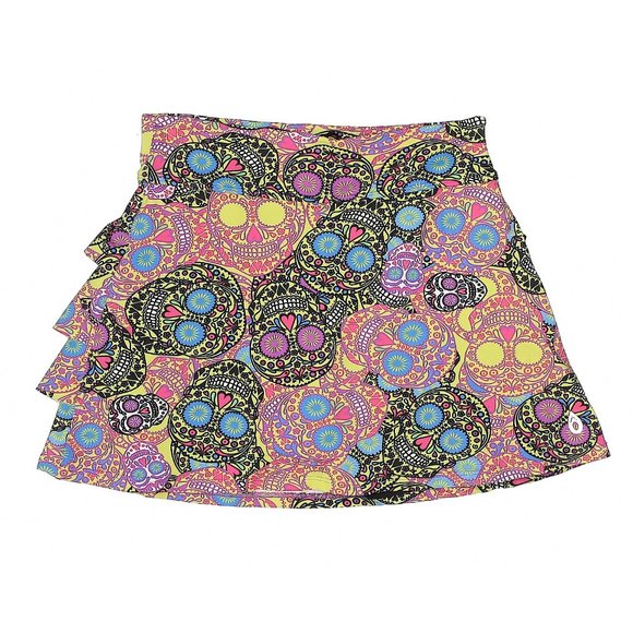 Donajo Dresses & Skirts - SOLD  DonaJo SHAKIRA  Tennis  Skirt  Skort  Size 2 m/L Esqueleto  sugar skull